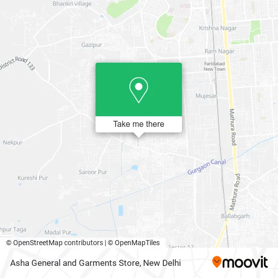 Asha General and Garments Store map
