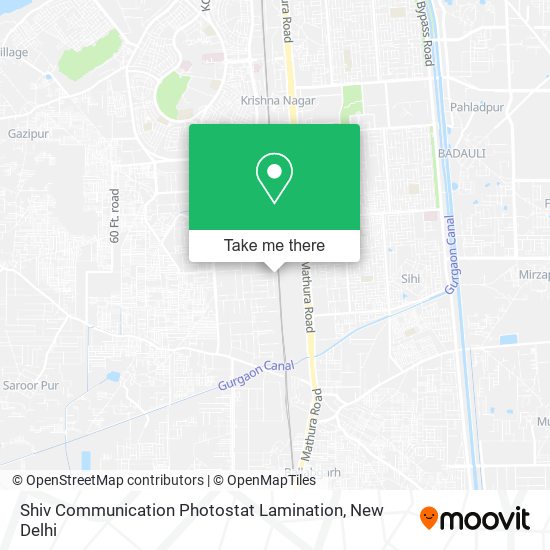 Shiv Communication Photostat Lamination map
