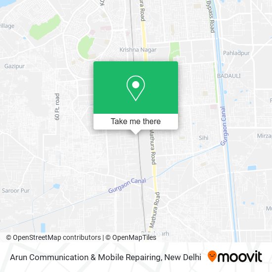 Arun Communication & Mobile Repairing map