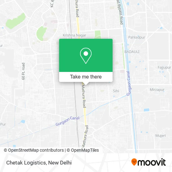 Chetak Logistics map