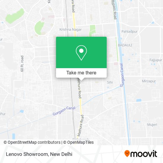 Lenovo Showroom map