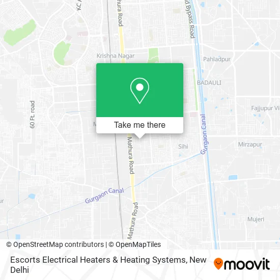 Escorts Electrical Heaters & Heating Systems map