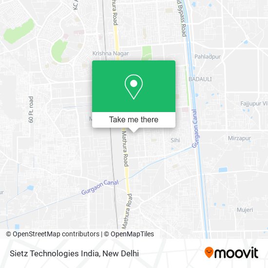 Sietz Technologies India map