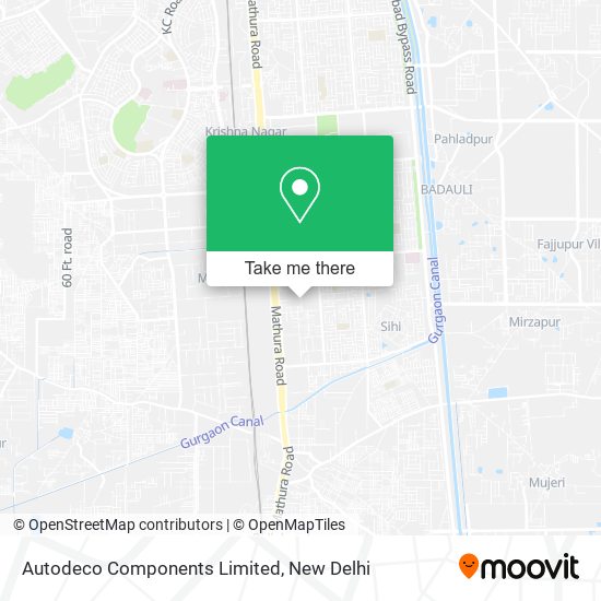 Autodeco Components Limited map