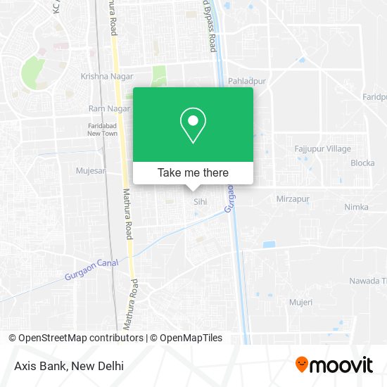 Axis Bank map