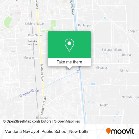 Vandana Nav Jyoti Public School map