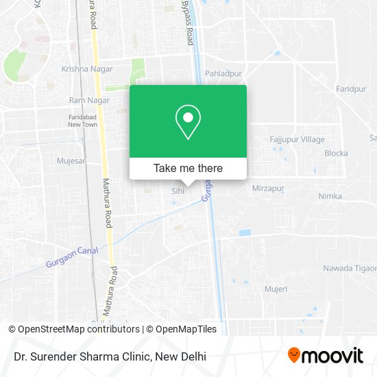 Dr. Surender Sharma Clinic map