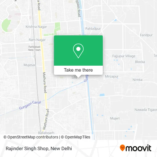 Rajinder Singh Shop map