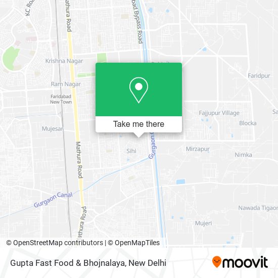 Gupta Fast Food & Bhojnalaya map