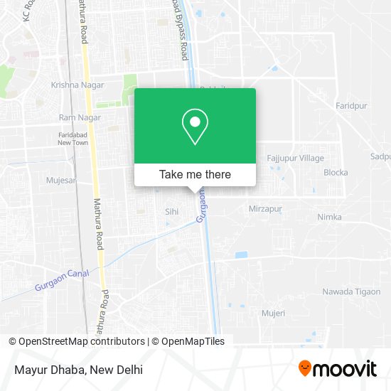 Mayur Dhaba map