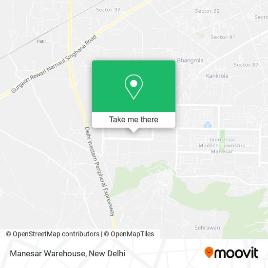 Manesar Warehouse map