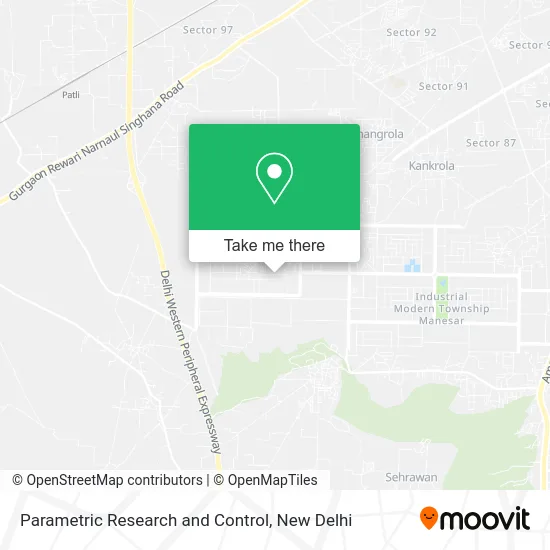 Parametric Research and Control map