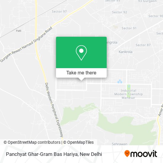 Panchyat Ghar-Gram Bas Hariya map