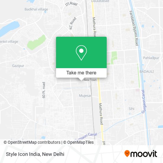 Style Icon India map