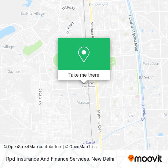 Rpd Insurance And Finance Services map