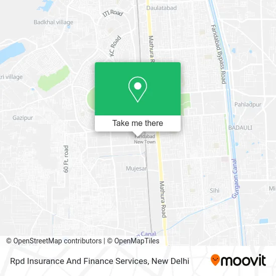 Rpd Insurance And Finance Services map