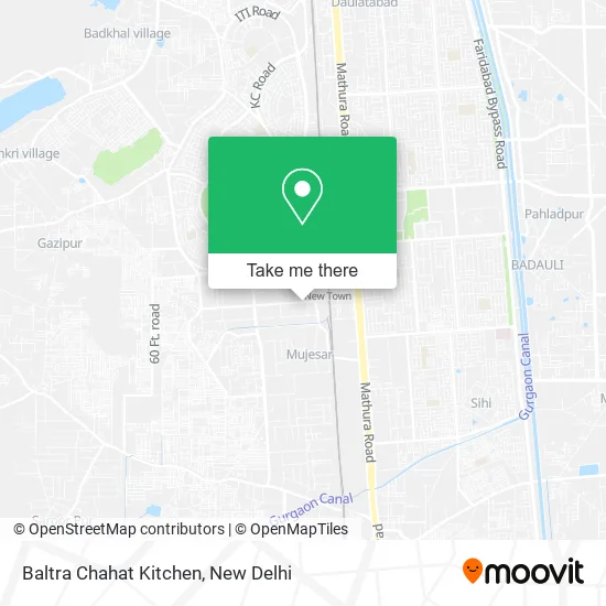 Baltra Chahat Kitchen map