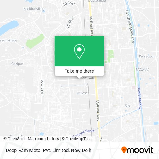 Deep Ram Metal Pvt. Limited map