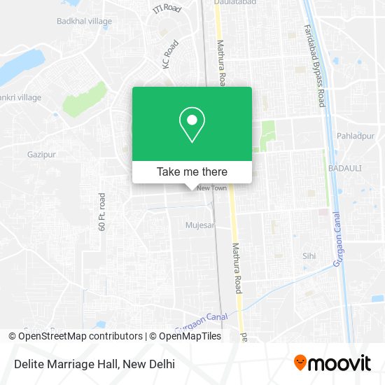 Delite Marriage Hall map