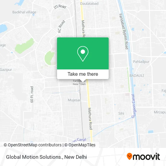 Global Motion Solutions. map