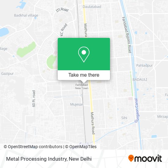 Metal Processing Industry map