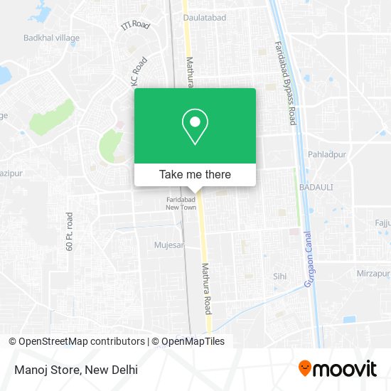 Manoj Store map