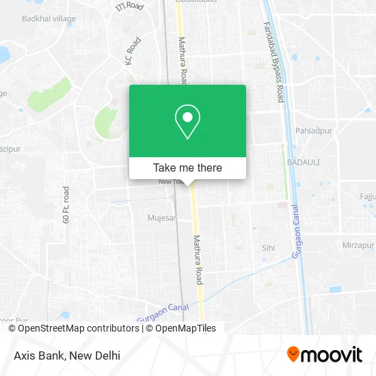 Axis Bank map