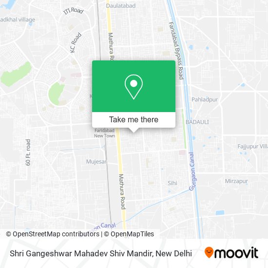 Shri Gangeshwar Mahadev Shiv Mandir map