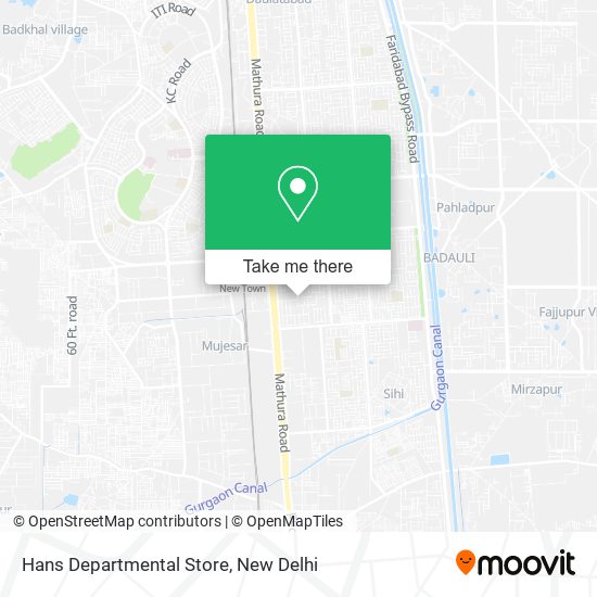 Hans Departmental Store map