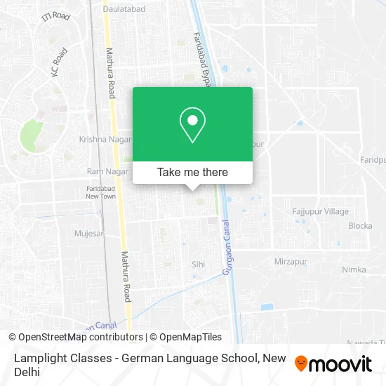 Lamplight Classes - German Language School map