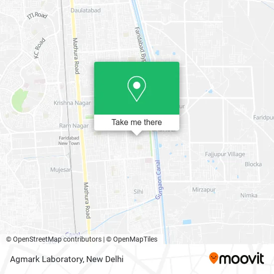 Agmark Laboratory map