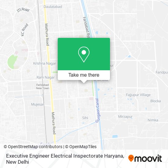 Executive Engineer Electrical Inspectorate Haryana map