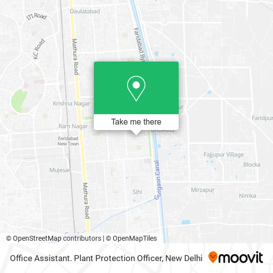 Office Assistant. Plant Protection Officer map