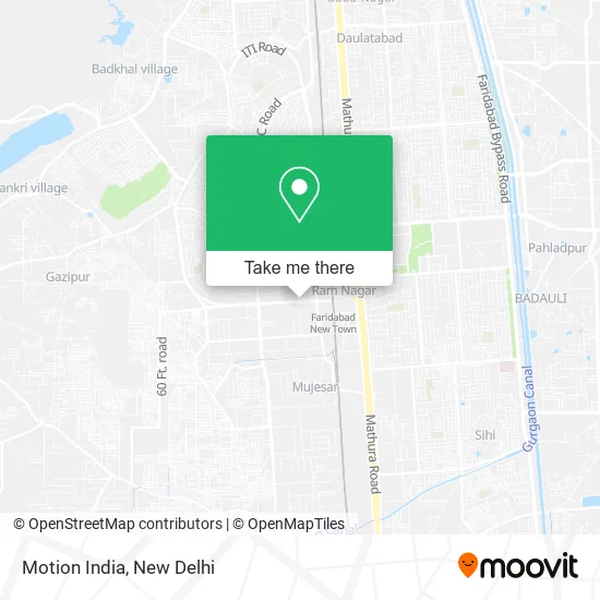 Motion India map