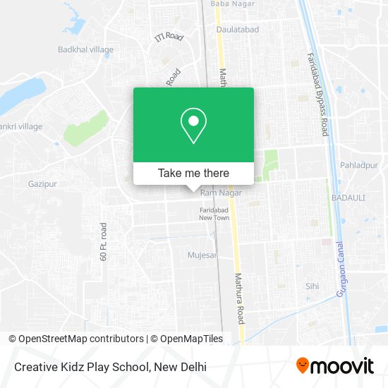 Creative Kidz Play School map