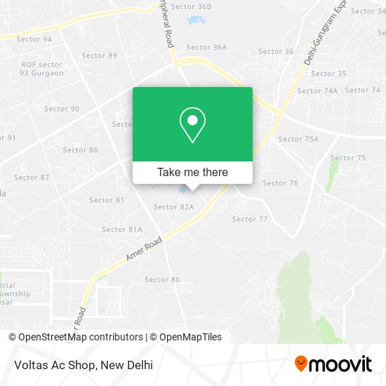 Voltas Ac Shop map