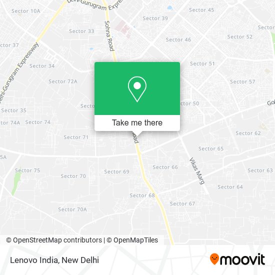 Lenovo India map