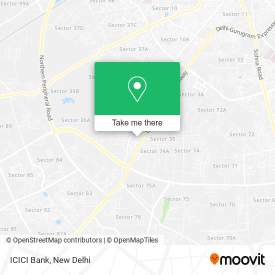 ICICI Bank map