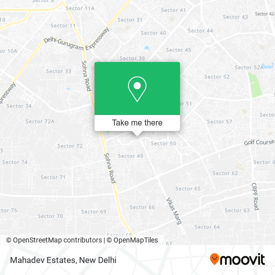 Mahadev Estates map