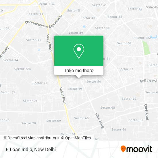 E Loan India map