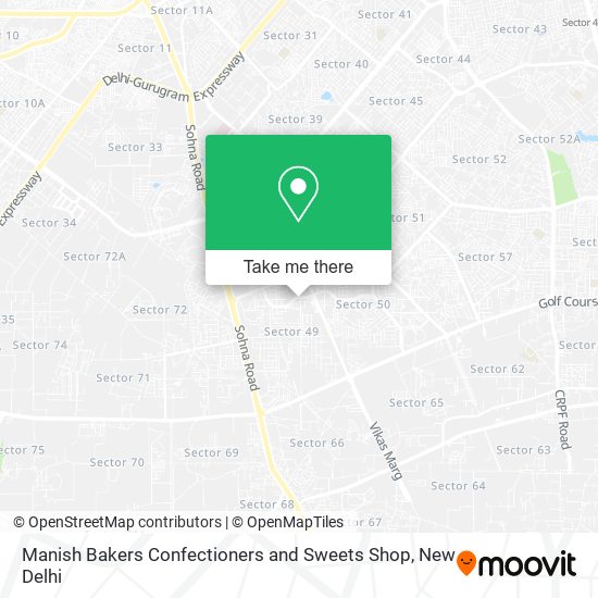 Manish Bakers Confectioners and Sweets Shop map