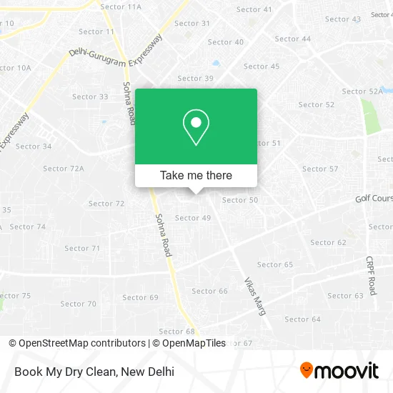 Book My Dry Clean map
