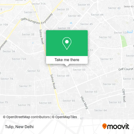 Tulip map