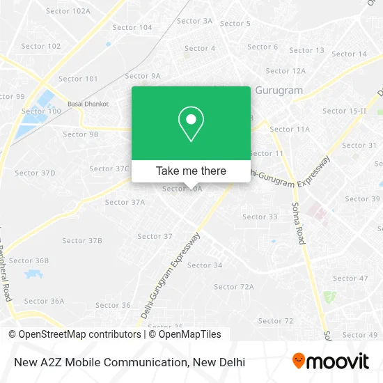 New A2Z Mobile Communication map