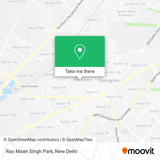 Rao Maan Singh Park map