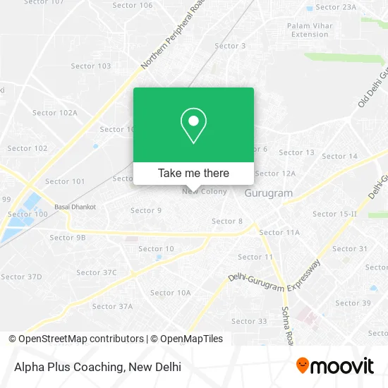Alpha Plus Coaching map