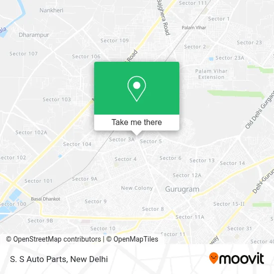 S. S Auto Parts map