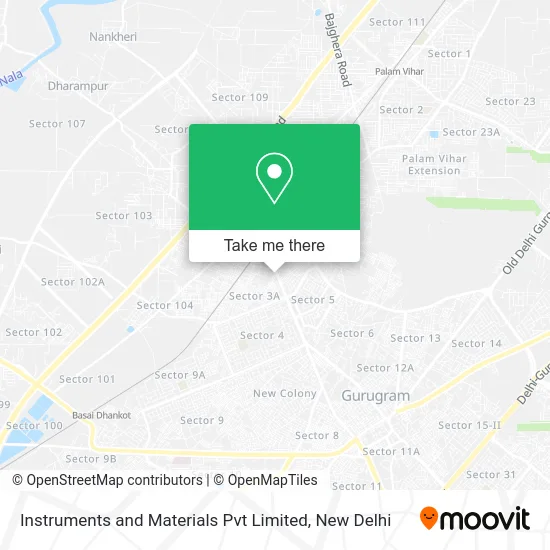Instruments and Materials Pvt Limited map
