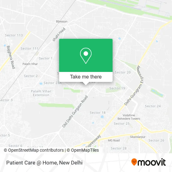 Patient Care @ Home map