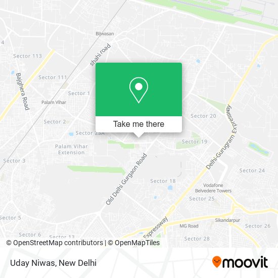 Uday Niwas map